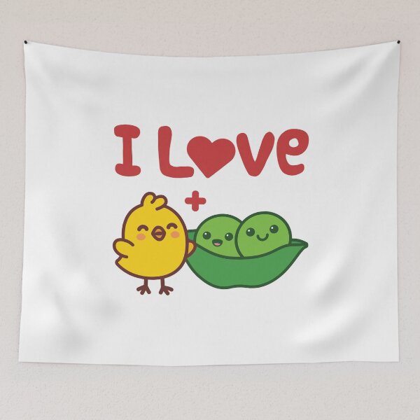 Item preview, I Love Chickpeas Kawaii Chickpea Hummus designed and sold by jaygo.