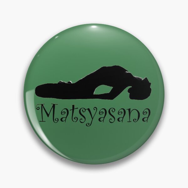 Artikelvorschau, Yoga Fischpose - Matsyasana entworfen und verkauft von SadSacDesigns.