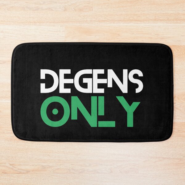 Item preview, Degens Only - DeFi crypto slogan designed and sold by yennyz.