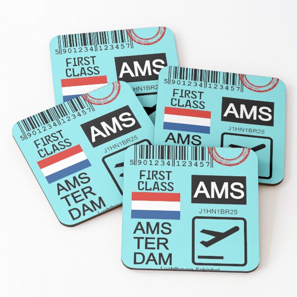 Item preview,  Amsterdam Schipol International airport travel ticket designed and sold by Travellerz.