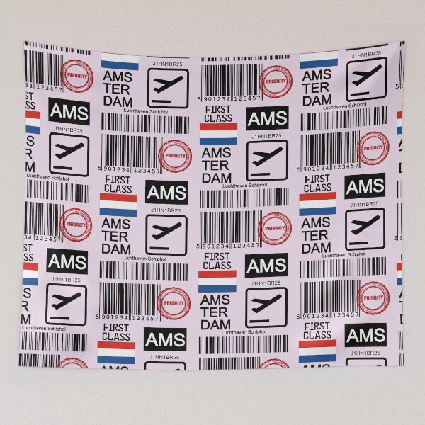 Item preview,  Amsterdam Schipol International airport travel ticket designed and sold by Travellerz.