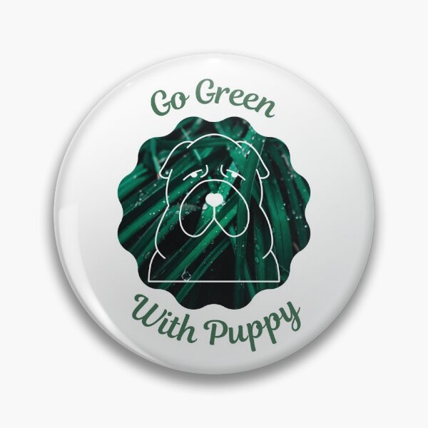Item preview, Go Green With Puppy designed and sold by kucingmaikan.