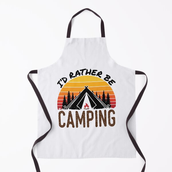 Item preview, I'd Rather Be Camping Camper Retro Camp designed and sold by jaygo.
