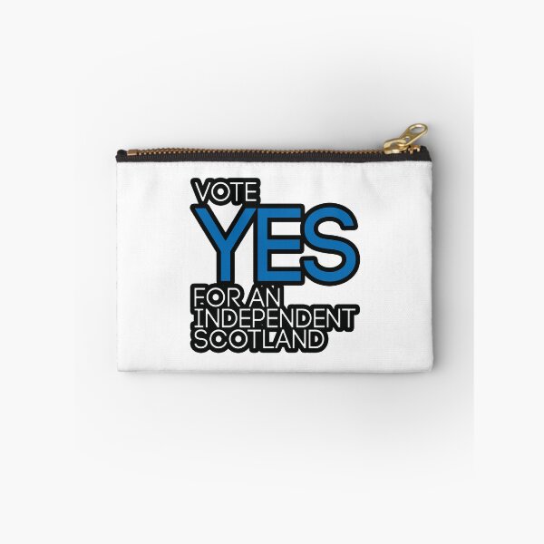 Item preview, VOTE YES FOR AN INDEPENDENT SCOTLAND, Scottish Independence Saltire Flag Coloured Text Slogan designed and sold by MacPean.