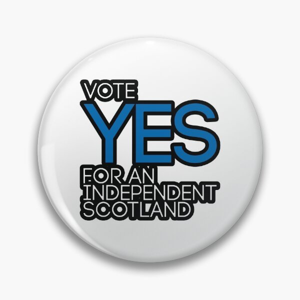 Item preview, VOTE YES FOR AN INDEPENDENT SCOTLAND, Scottish Independence Saltire Flag Coloured Text Slogan designed and sold by MacPean.
