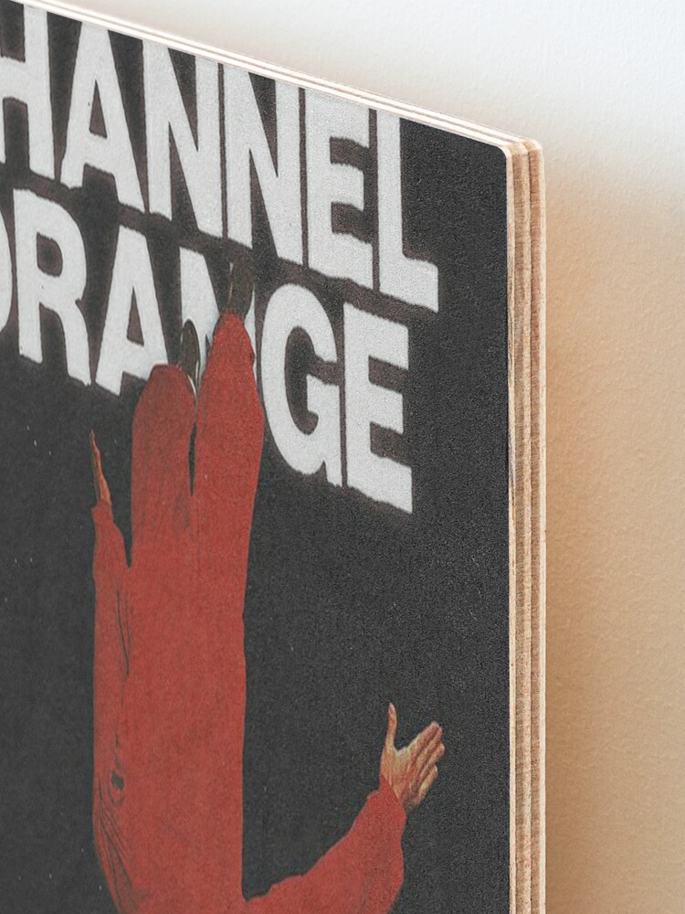Frank Channel Orange Mounted Print for Sale by aguiargeorge