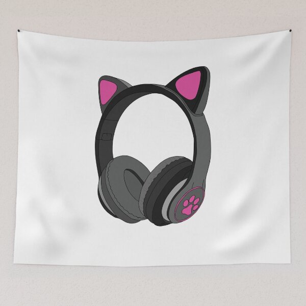 Item preview, CAT (Rainbow DJ Kitty) Essential T-Shirt designed and sold by Issa ★★★★★.