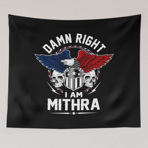 Item preview, Mithra T-ShirtMithra Name T Shirt - Damn Right I Am Mithra Gift Item Tee T-Shirt_ designed and sold by LaylaSelenna.