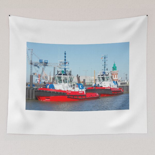 Item preview, Red deep sea tugs, Pingelturm, Bremerhaven designed and sold by Torsten  Krüger.