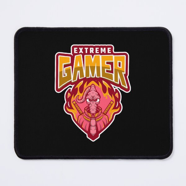 Item preview, Extreme Gamer with Flaming Monster designed and sold by PRIVARSHU.