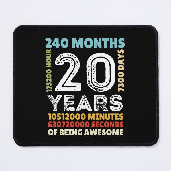 Item preview, 20 Years Old 20h Birthday Funny Gift designed and sold by RE PIXEL.