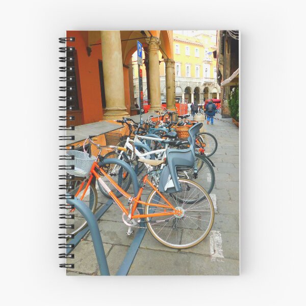 Item preview, A row of bikes in Bologna designed and sold by Matt Niichel.
