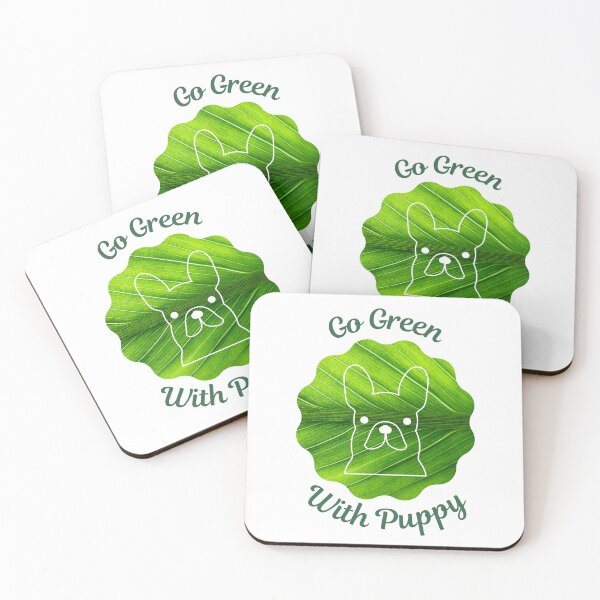 Item preview, Go Green With Puppy designed and sold by kucingmaikan.