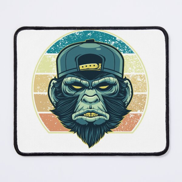 Item preview, Retro Sunset Gorilla - Hip Hop Ape designed and sold by laiwole.