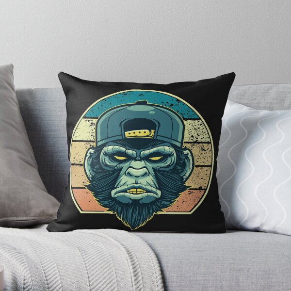 A Bathing Ape Camo Blue Home Throw Pillow