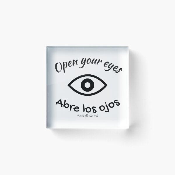 Item preview, Open Your Eyes (style1) designed and sold by QuotableYou.