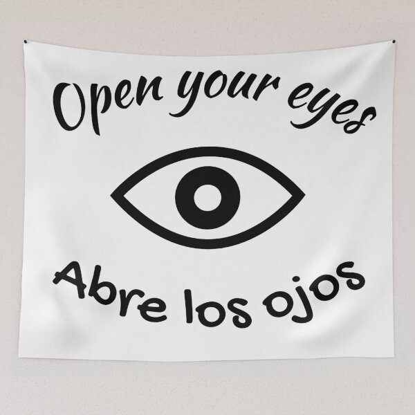 Item preview, Open Your Eyes (style2) designed and sold by QuotableYou.