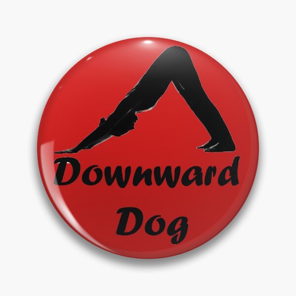 Item preview, Yoga Downward Facing Dog designed and sold by SadSacDesigns.