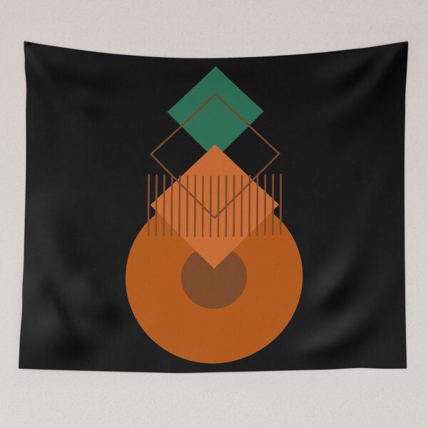 Item preview, Boho Bauhaus Mid-Century Art: Fertility designed and sold by SpaceEnhance.