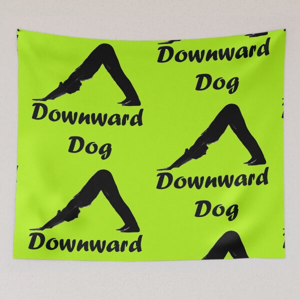 Item preview, Yoga Downward Facing Dog designed and sold by SadSacDesigns.