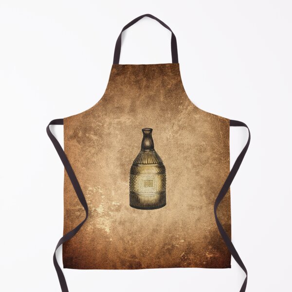 Item preview, Antique Bottle on Damaged Paper Background designed and sold by HiddenPuppets.