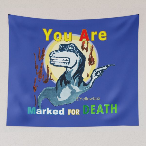 Item preview, You are marked for death - Yellowbox ink painting designed and sold by twyellowbox.