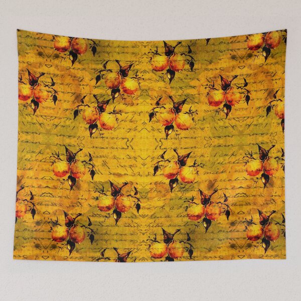 Item preview, Lemon letters pattern by Marcia Ribeiro designed and sold by bymarciaribeiro.