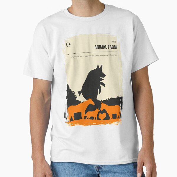 Vista previa del artículo con la obra «Visite la portada del libro vintage Animal Farm Póster», diseñado y vendido por Stadify.