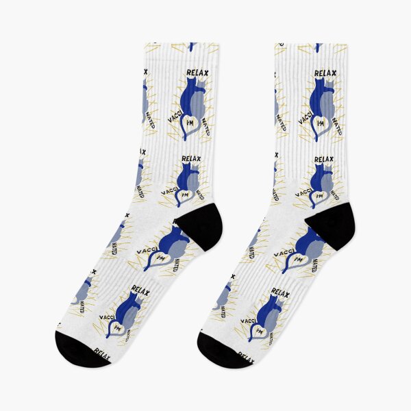 Item preview, Cute Couples Cats Relax I'm Vaccinated designed and sold by AmeliaStore1.