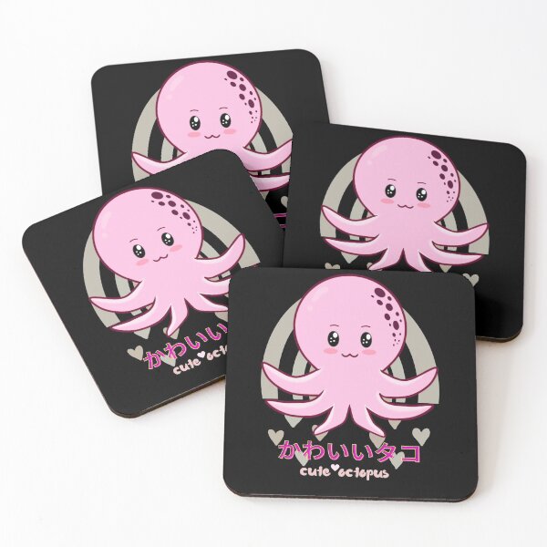 Item preview, cute kawaii octopus happy animal designed and sold by lelixart.