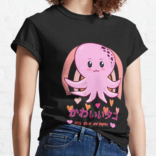 Earrings Pendant Kawaii Cute Octopus Octopus Octopus Tako Anime Manga Geek Otaku Japanese Style