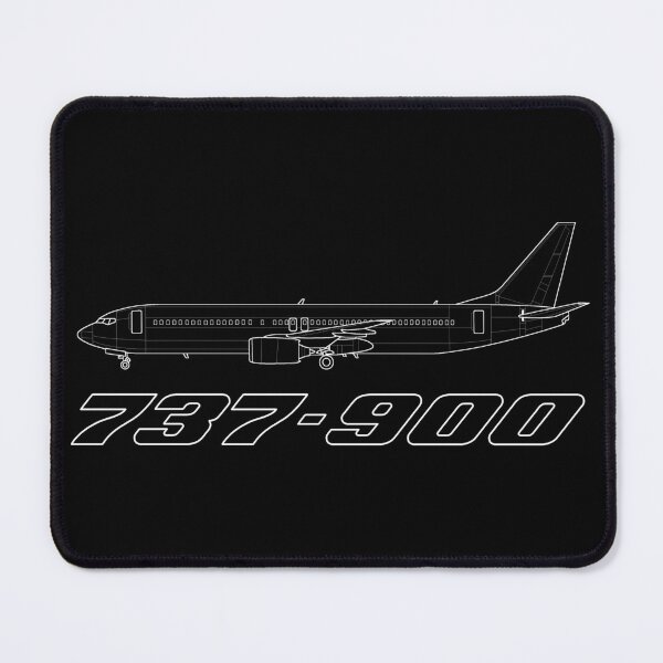 Item preview, Boeing 737-900 White Outline designed and sold by Avi8orGear.