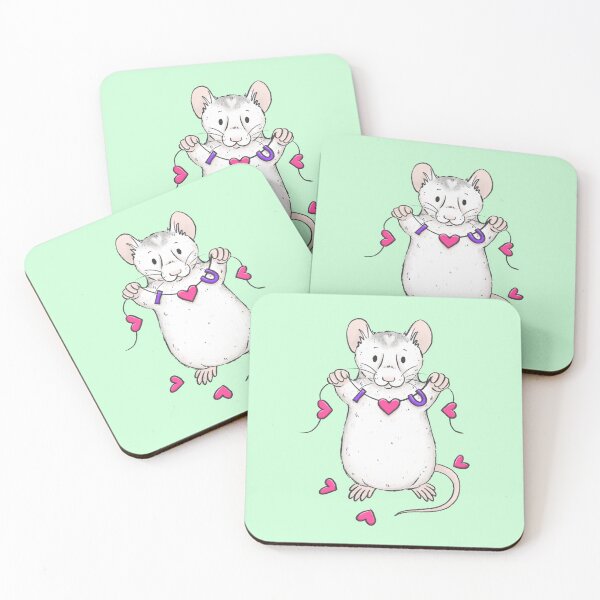 Item preview, I heart U rat designed and sold by sillybadger.