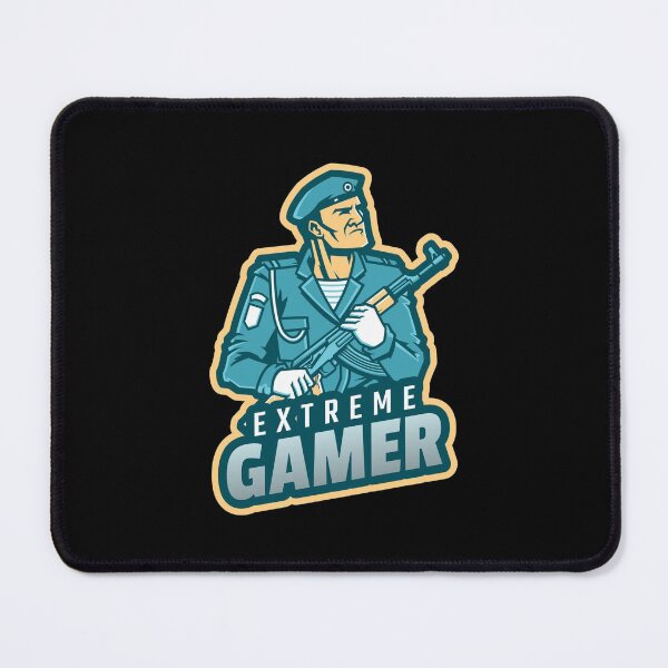 Item preview, Extreme Gamer with Navy Soldier designed and sold by PRIVARSHU.