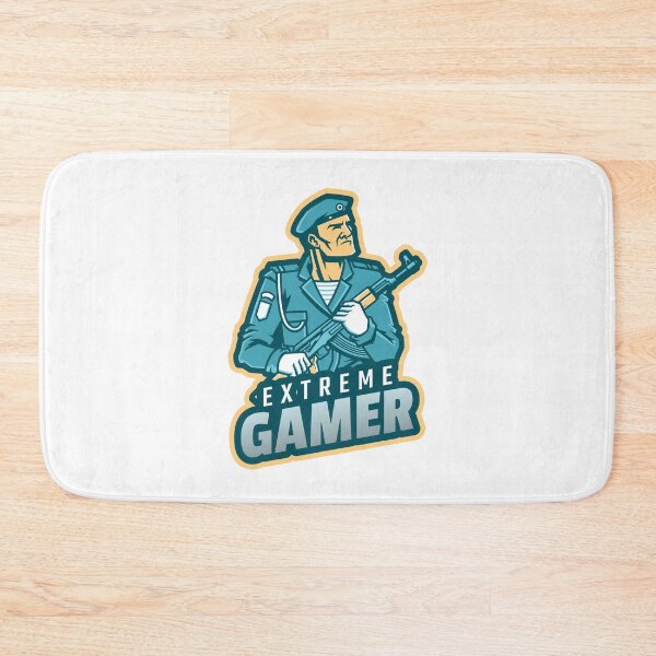 Item preview, Extreme Gamer with Navy Soldier designed and sold by PRIVARSHU.