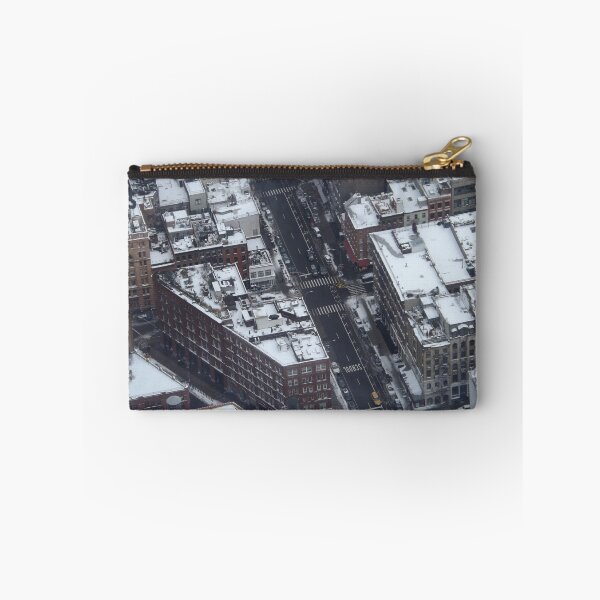 Item preview, Aerial View, Snow View, Lower Manhattan, New York City designed and sold by lenspiro.