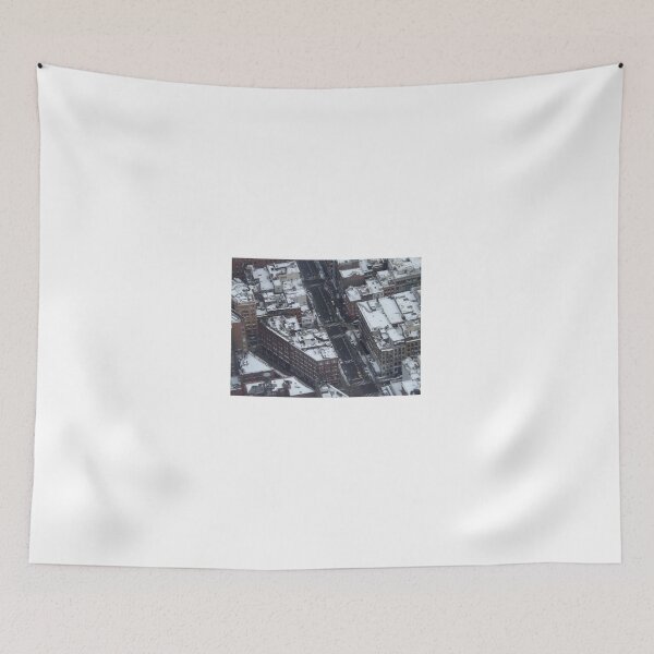 Item preview, Aerial View, Snow View, Lower Manhattan, New York City designed and sold by lenspiro.