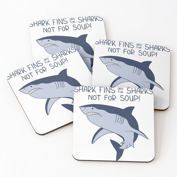 Item preview, Shark fins are for sharks, not for soup designed and sold by RandomCuteness.