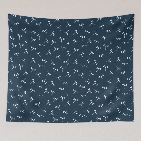 Item preview, Navy and White Dragonfly Design designed and sold by cgroenewald.