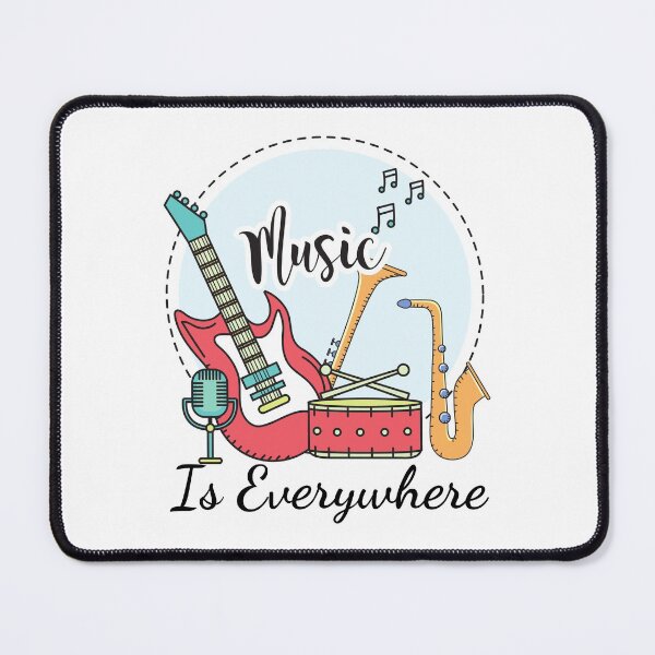 Item preview, Music Is Everywhere designed and sold by EyanShop.