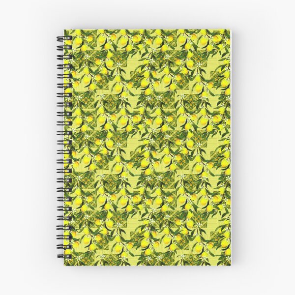 Item preview, Yellow sicilian lemon tiles pattern by Marcia Ribeiro designed and sold by bymarciaribeiro.