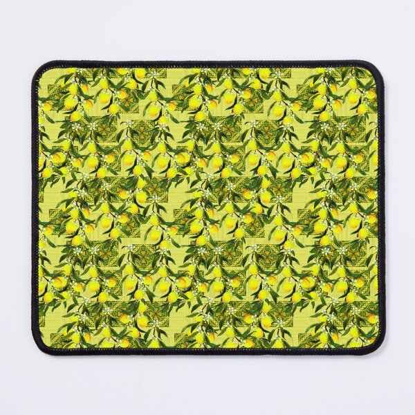 Item preview, Yellow sicilian lemon tiles pattern by Marcia Ribeiro designed and sold by bymarciaribeiro.