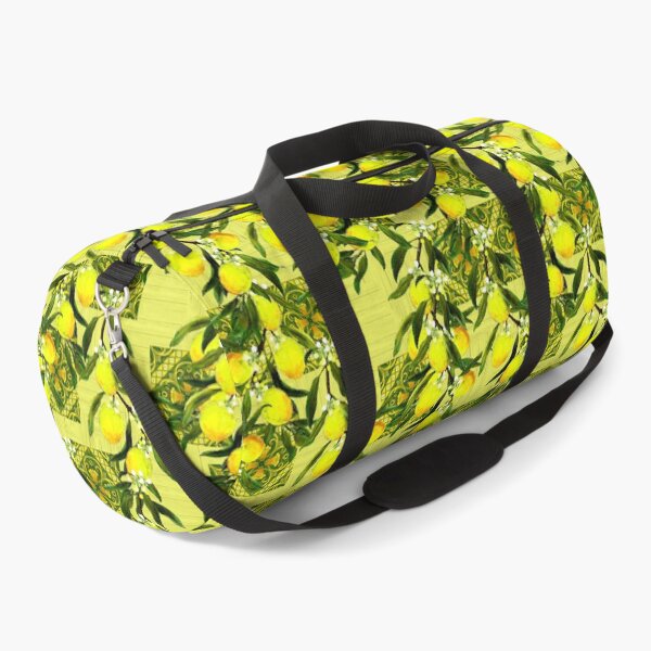 Item preview, Yellow sicilian lemon tiles pattern by Marcia Ribeiro designed and sold by bymarciaribeiro.