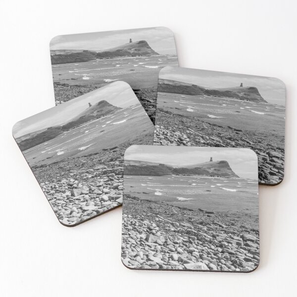 Item preview, Black and white Kimmeridge Bay designed and sold by cdkphotos.