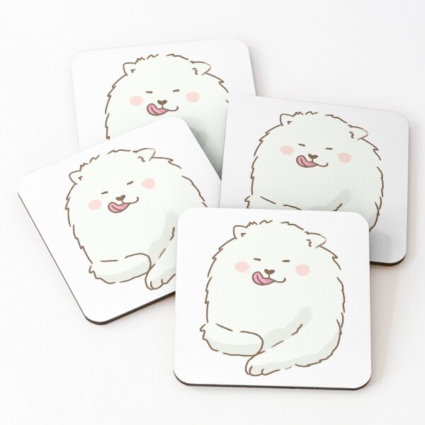 Item preview, Cute samoyed dog with tongue out designed and sold by Mayarart.