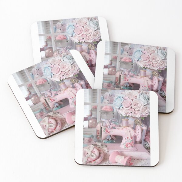 Item preview, pastel pink sewing machine designed and sold by Dodsonallie.
