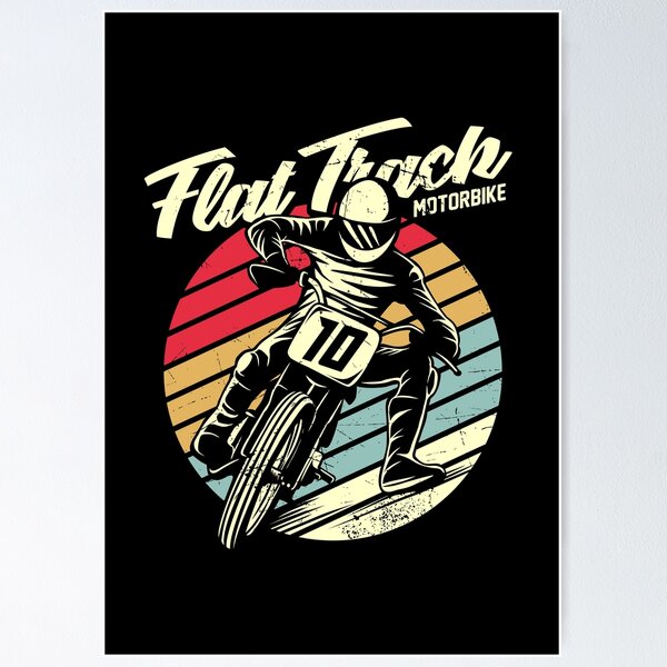 Item preview, Flat Track Moto designed and sold by D3monic.