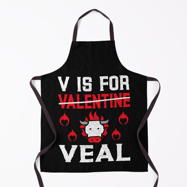 Item preview, V is for Valentines Day Meat Lover designed and sold by MoonsmileProd.
