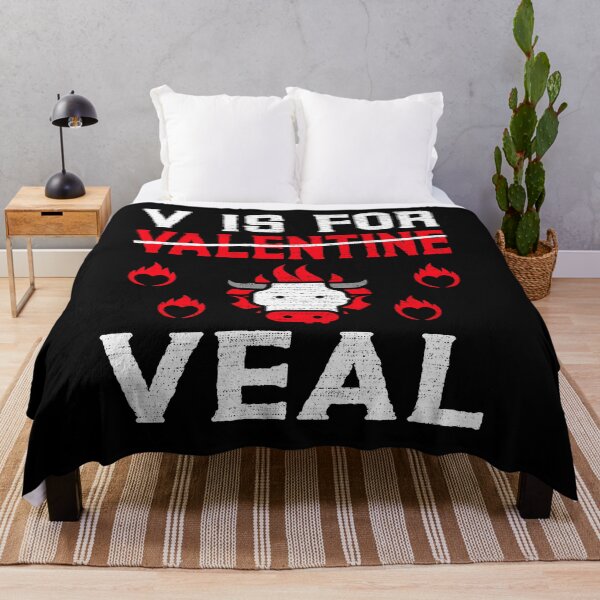 Item preview, V is for Valentines Day Meat Lover designed and sold by MoonsmileProd.