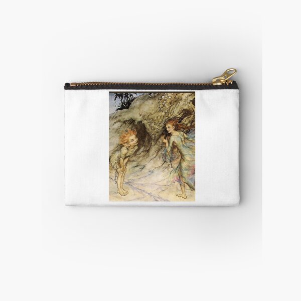 Item preview, Puck and a Fairy - Watercolor by Arthur Rackham Graphic  designed and sold by Nikio-Shop.